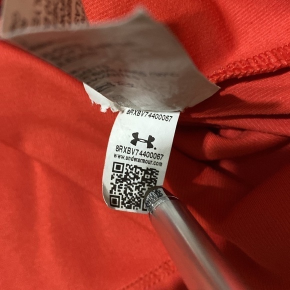 UNDER ARMOUR Men’s ColdGear Rush Mock-Shirt Size Large Orange 16% Elastane - Picture 7 of 13